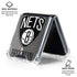 NBA Brooklyn Nets Canvas Galaxy Z Flip6 Clear Case